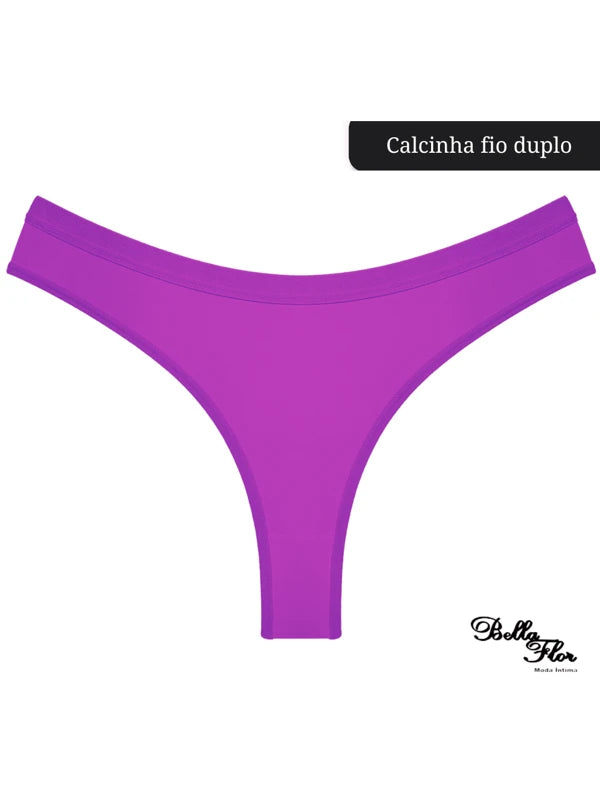 Kit 10 Calcinhas Bela e Sexy Sem Costura no Bumbum BR006