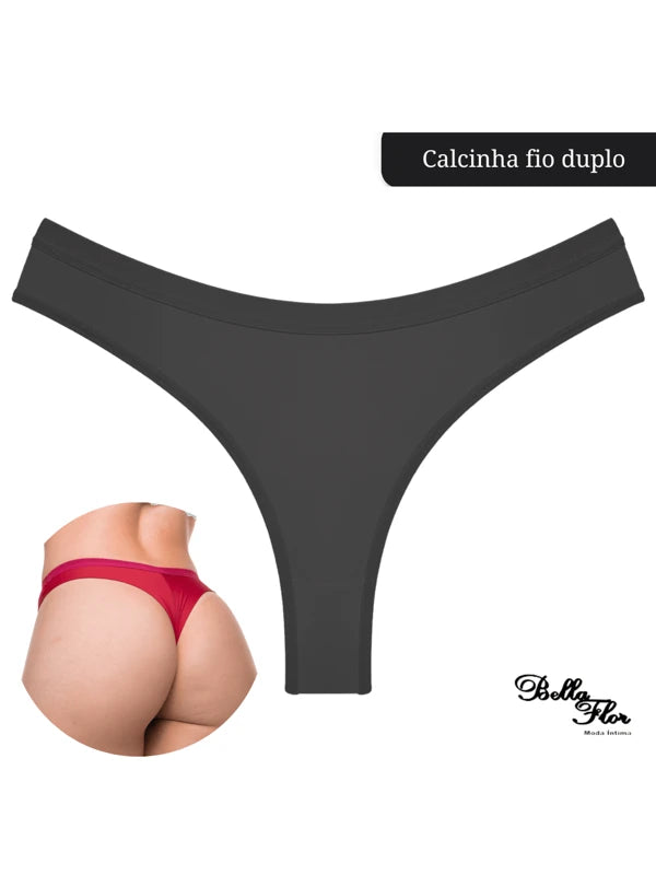 Kit 10 Calcinhas Bela e Sexy Sem Costura no Bumbum BR006