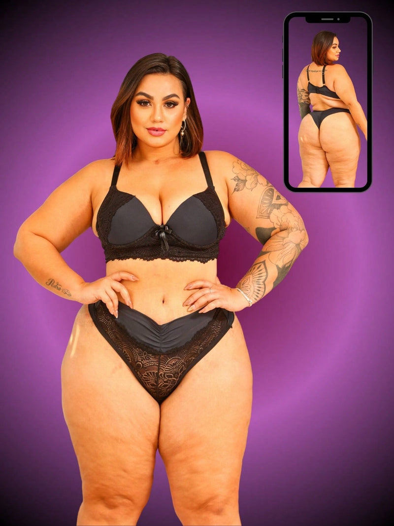 Conjunto de Lingerie Plus Size BS2060