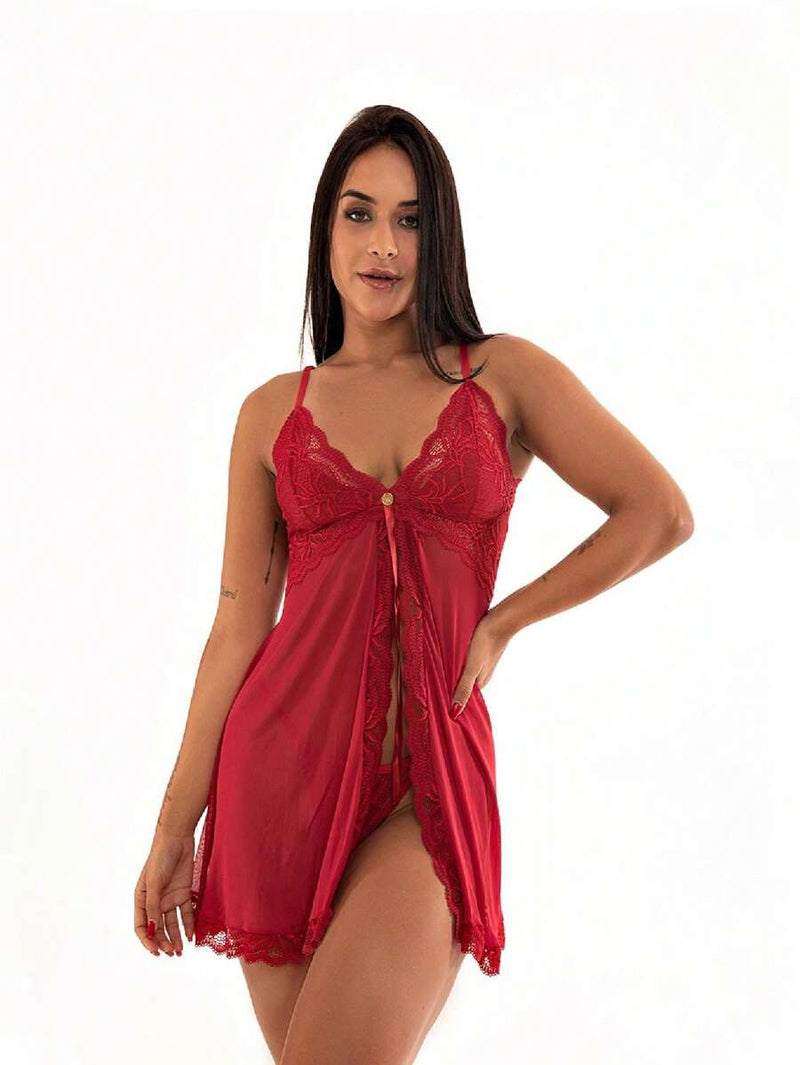 Camisola + Calcinha Bela e Sexy BS0137