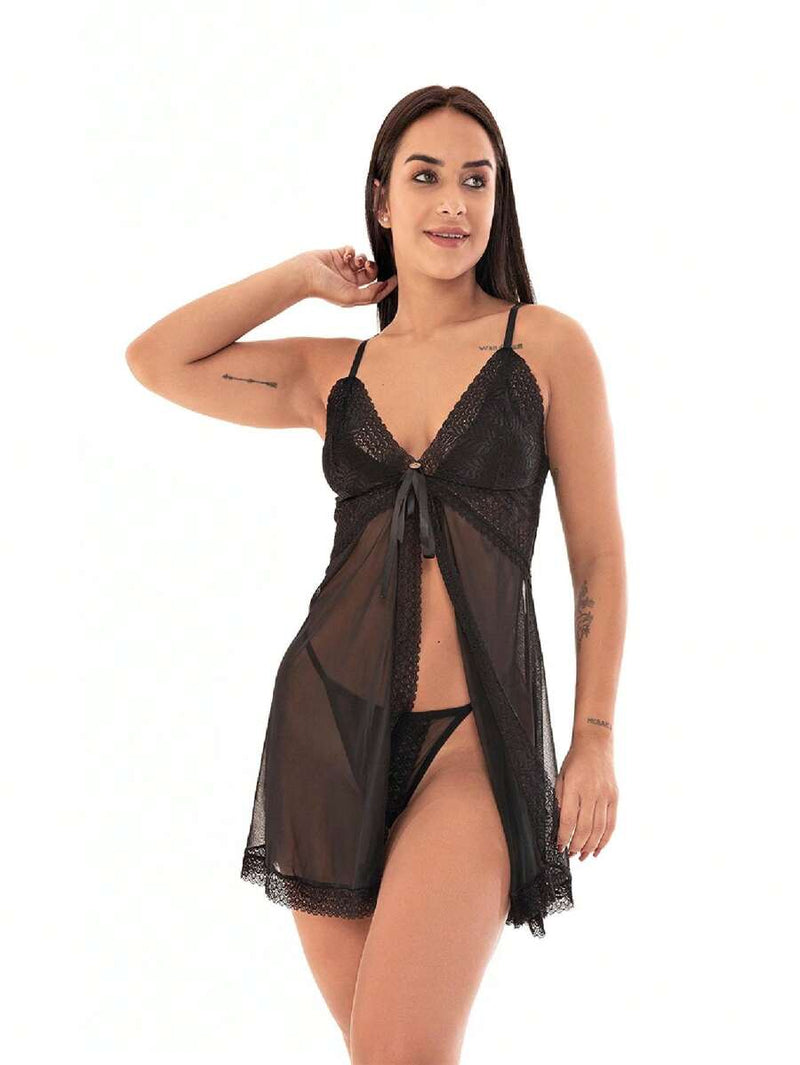 Camisola + Calcinha Bela e Sexy BS0137